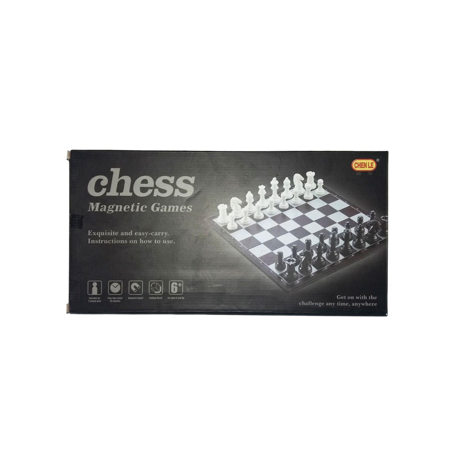 Juego de Ajedrez Magnetico 32x32 cms-3