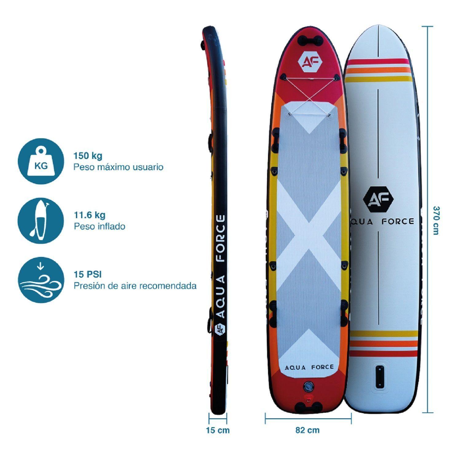 Stand Up Paddle Inflable 12'2'' Multi Person - Doble Capa-3
