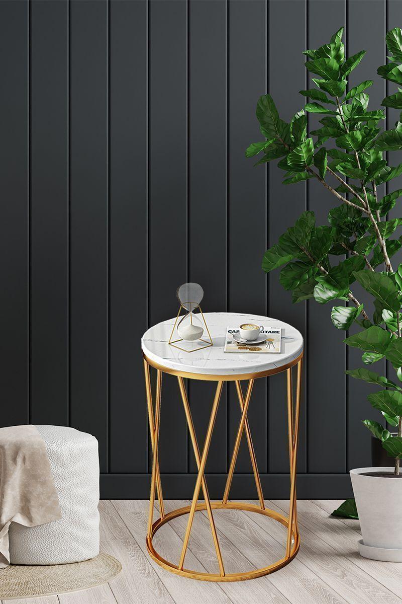 Mesa Auxiliar 55x40x40 cm Blanco-41