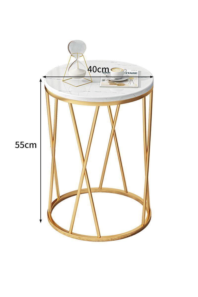 Mesa Auxiliar 55x40x40 cm Blanco-1