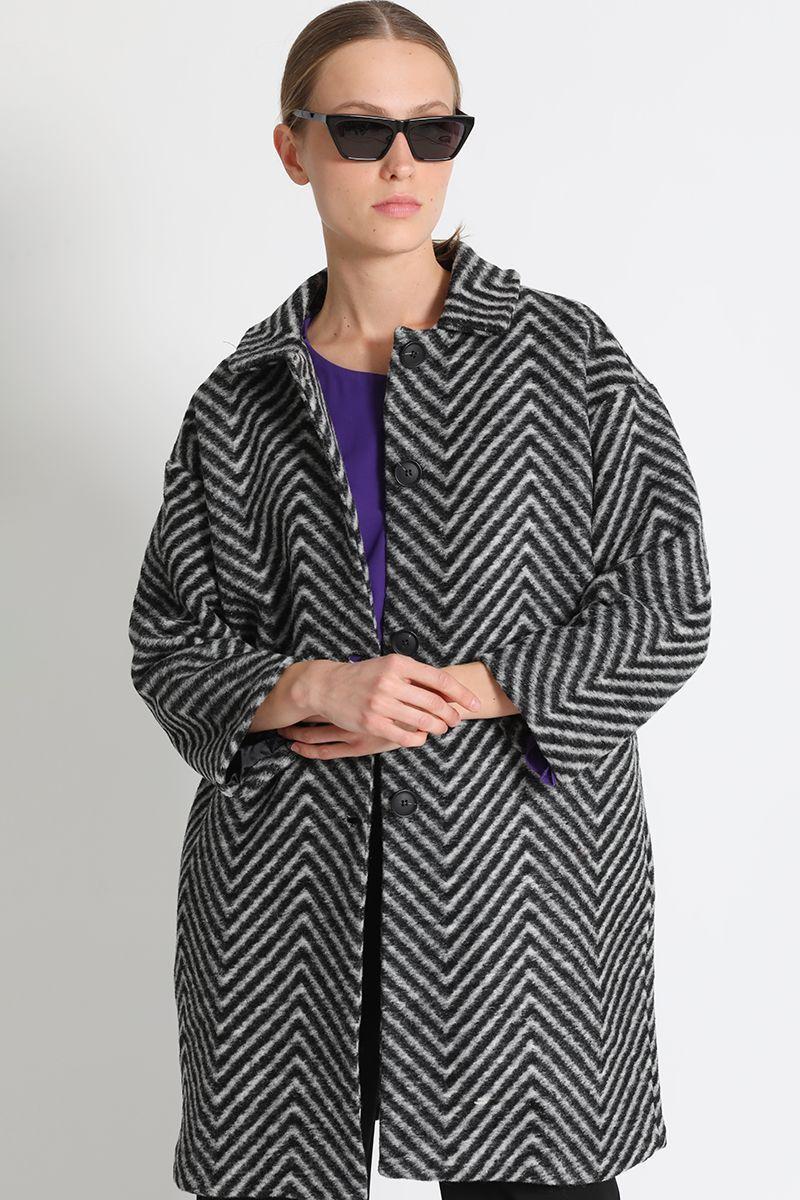 Chaquetón Medio Fantasia Gris Liola-5