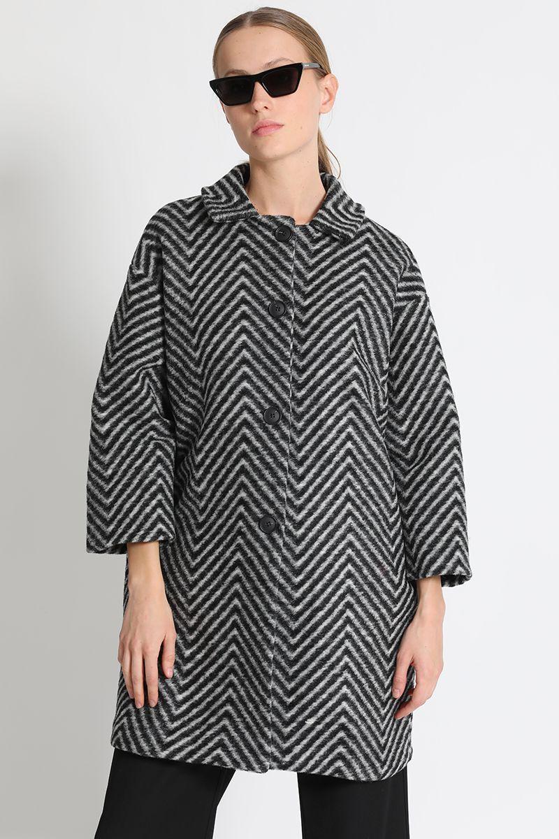 Chaquetón Medio Fantasia Gris Liola-0