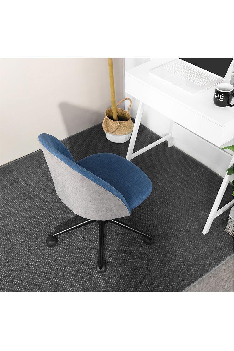 Silla de Oficina Bicolor Altura Ajustable Azul-5