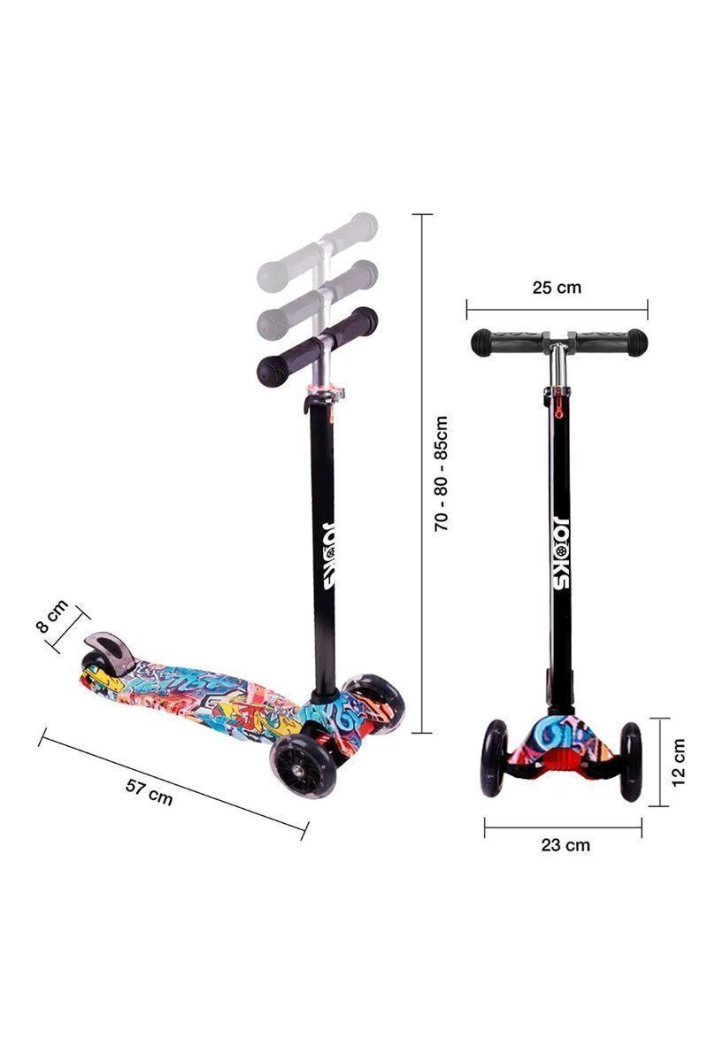 Scooter Monopatín Ajustable Light Wheels-2