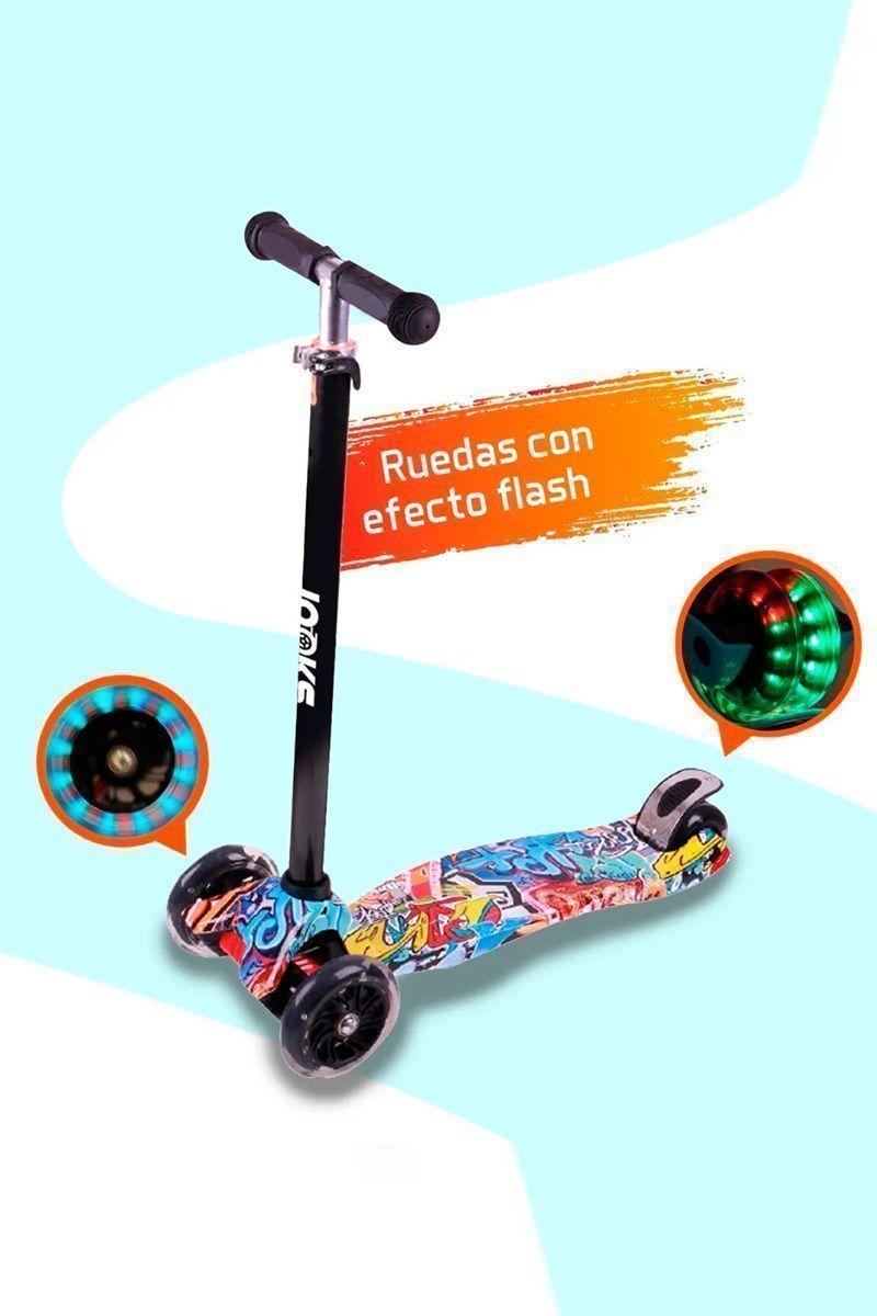 Scooter Monopatín Ajustable Light Wheels-4