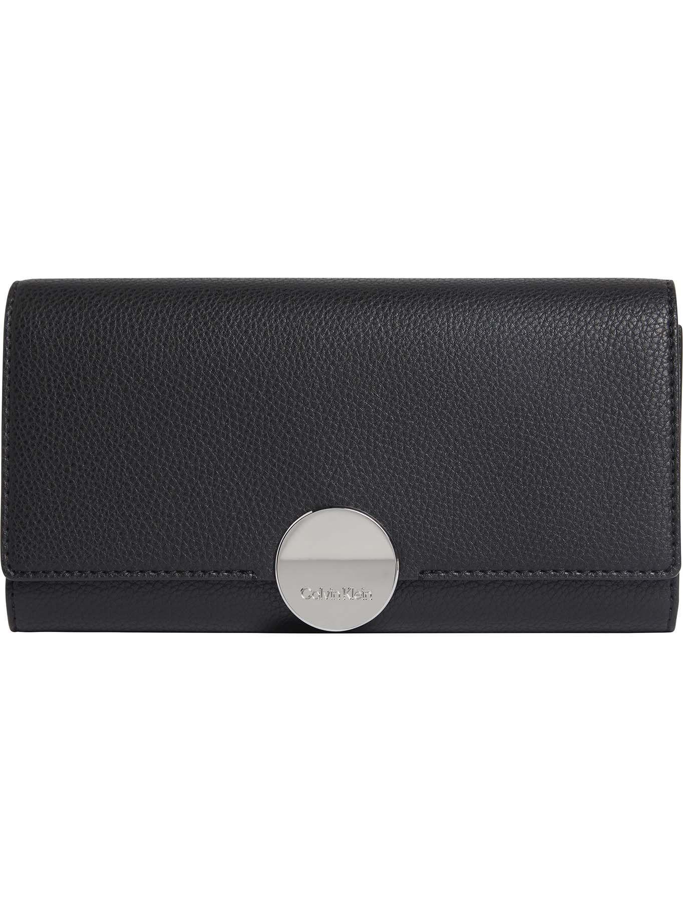 Billetera Ck Luxe Trifold Negro Calvin Klein-0