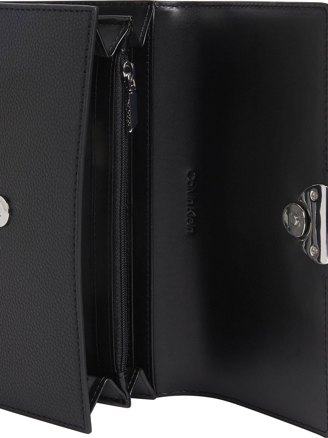 Billetera Ck Luxe Trifold Negro Calvin Klein-1