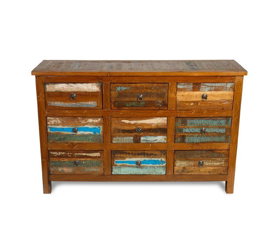 Comoda Fort Comoda de madera reciclada-2