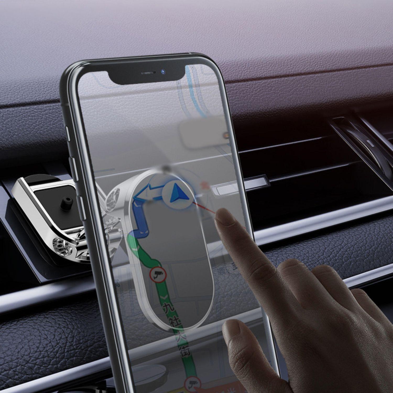 Soporte Porta Celular Magnético 360° Auto Universal Plegable-5