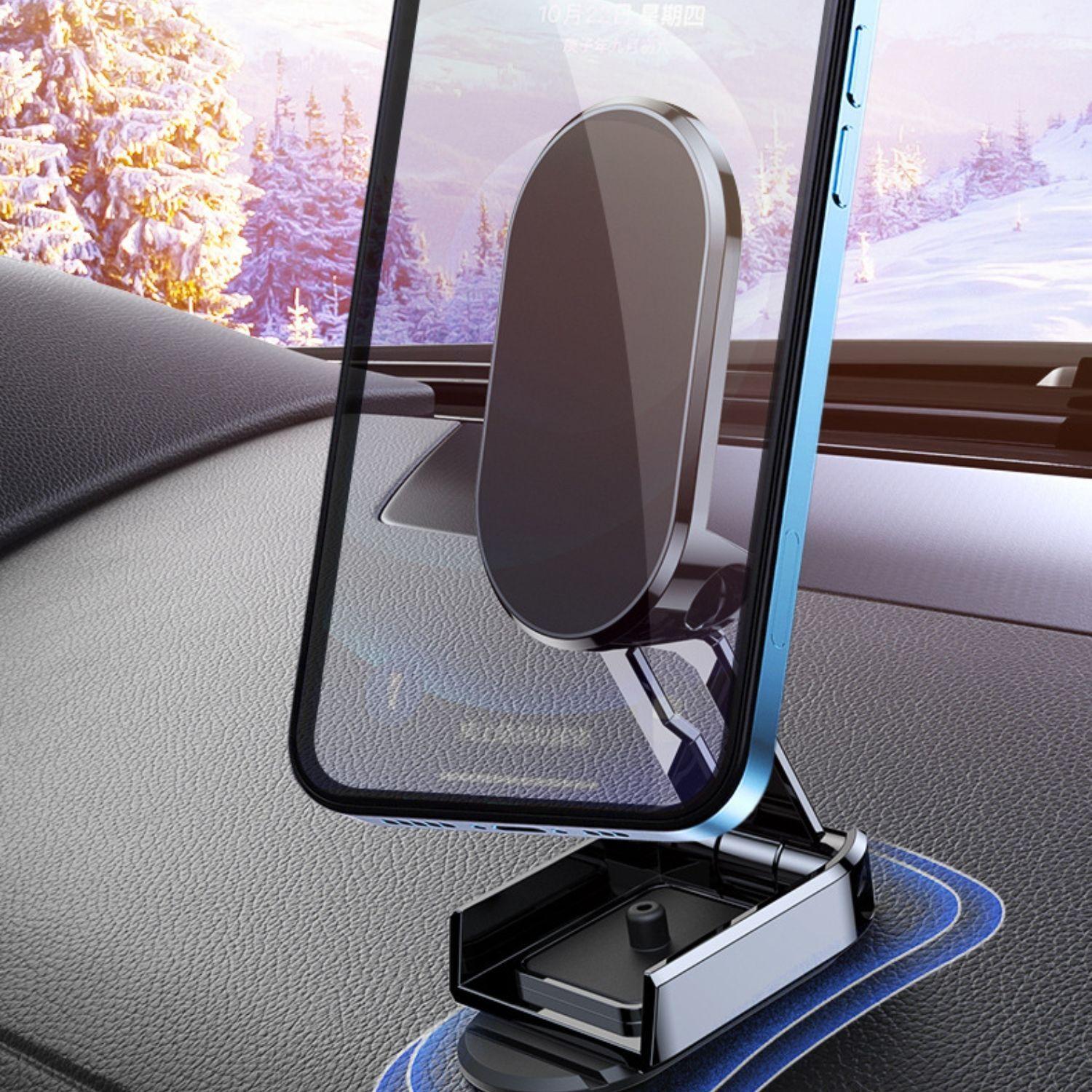 Soporte Porta Celular Magnético 360° Auto Universal Plegable-4