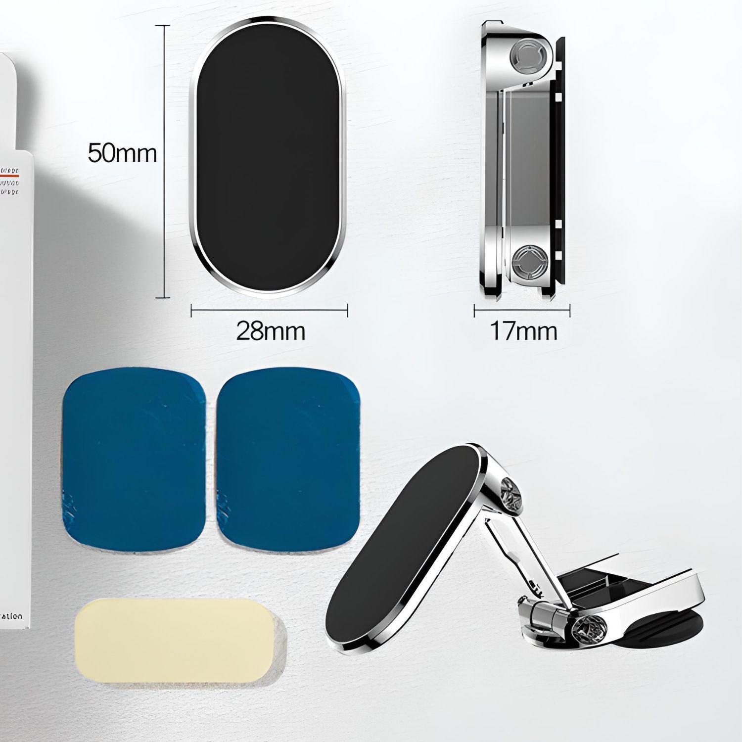 Soporte Porta Celular Magnético 360° Auto Universal Plegable-3