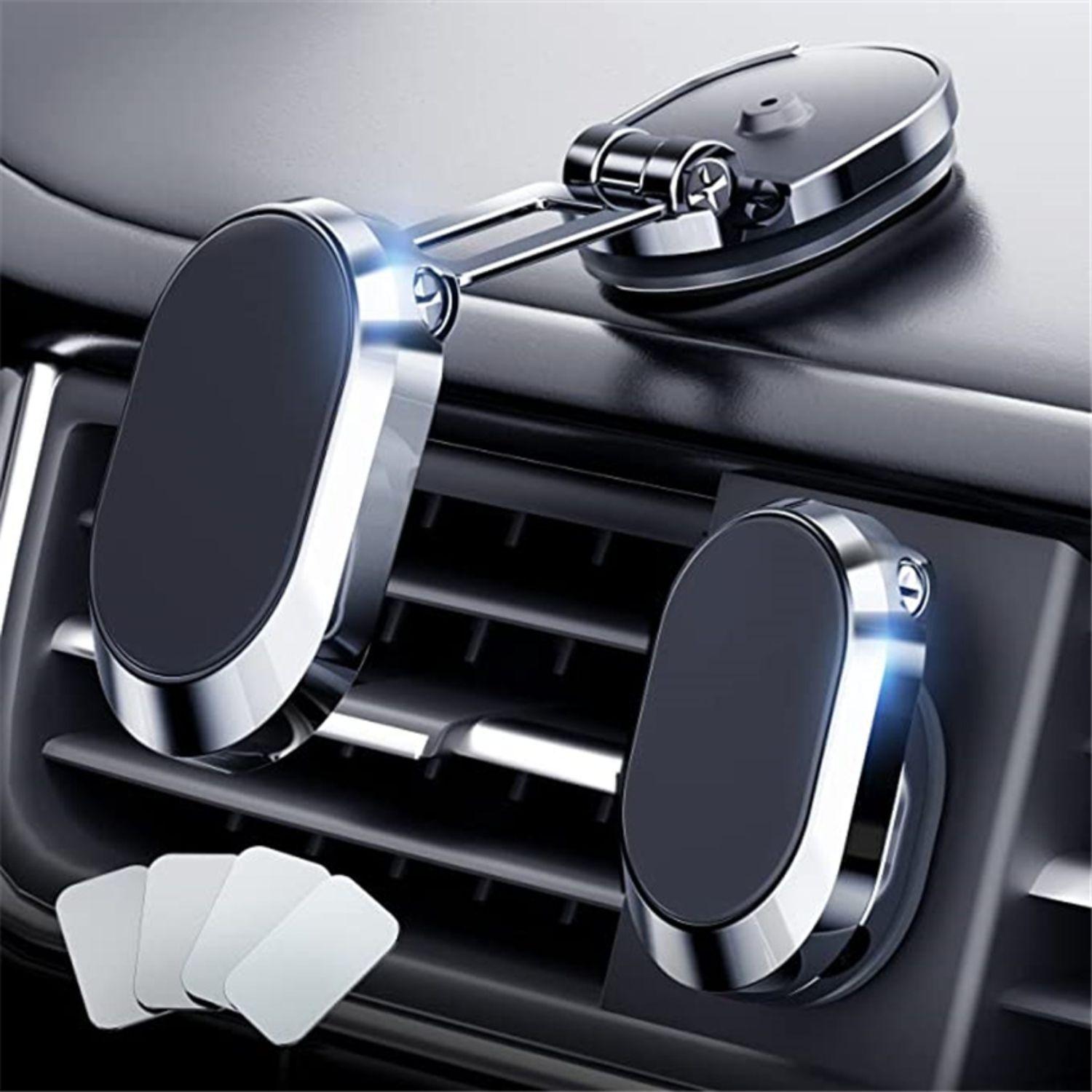 Soporte Porta Celular Magnético 360° Auto Universal Plegable-6