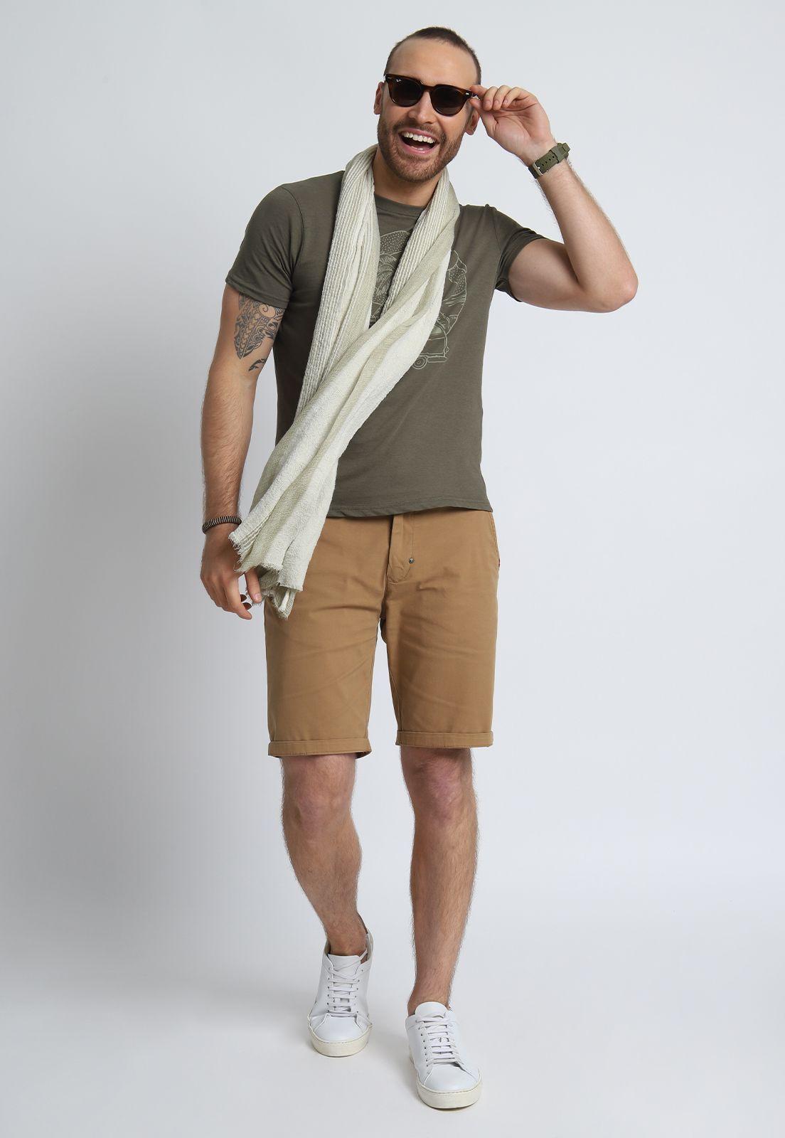Polera Manga Corta Slim Fit Estampada Arrow-4