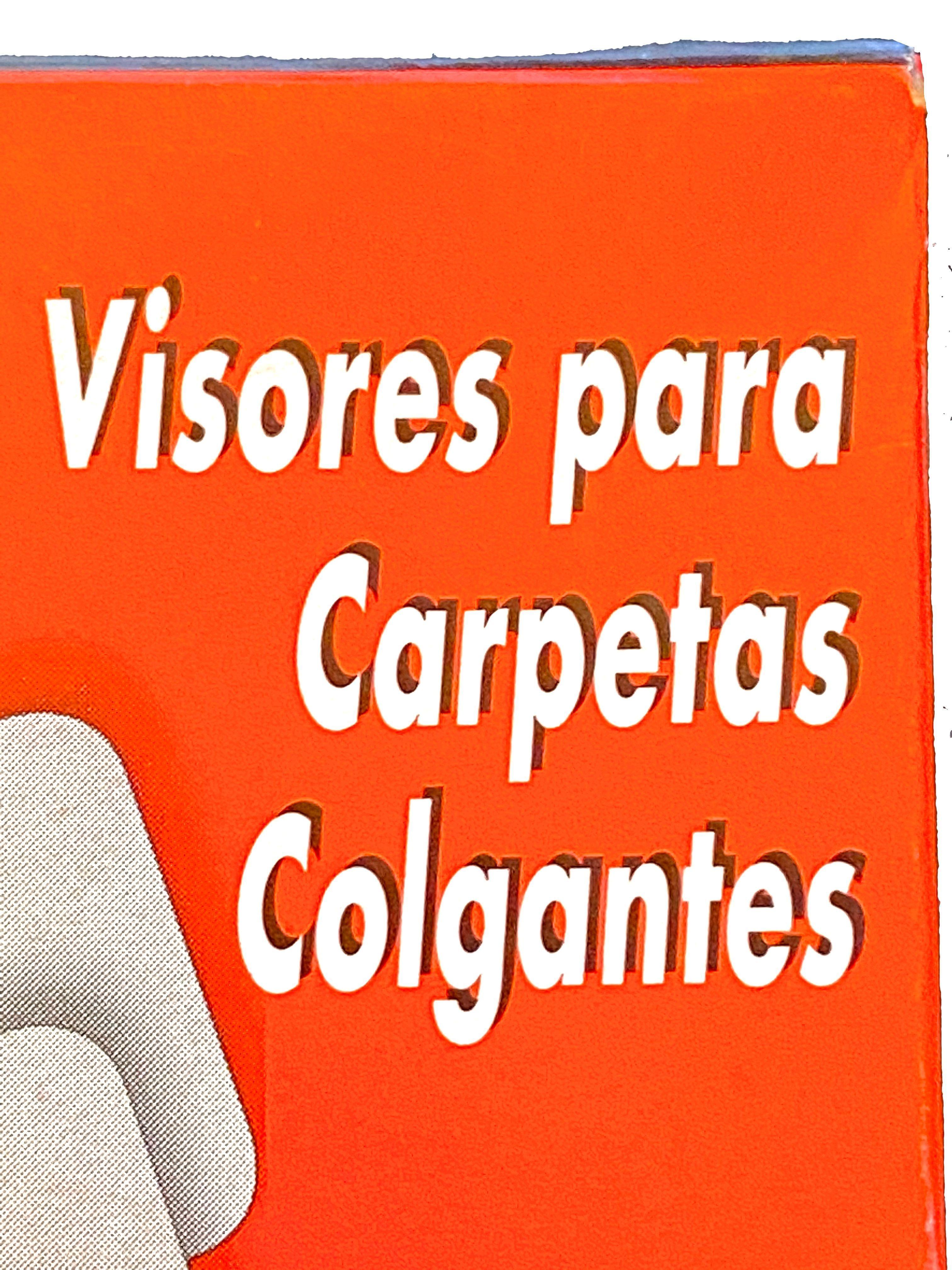 Carpeta Colgante Barra Metalica 150uni + Caja 150 Visores-6