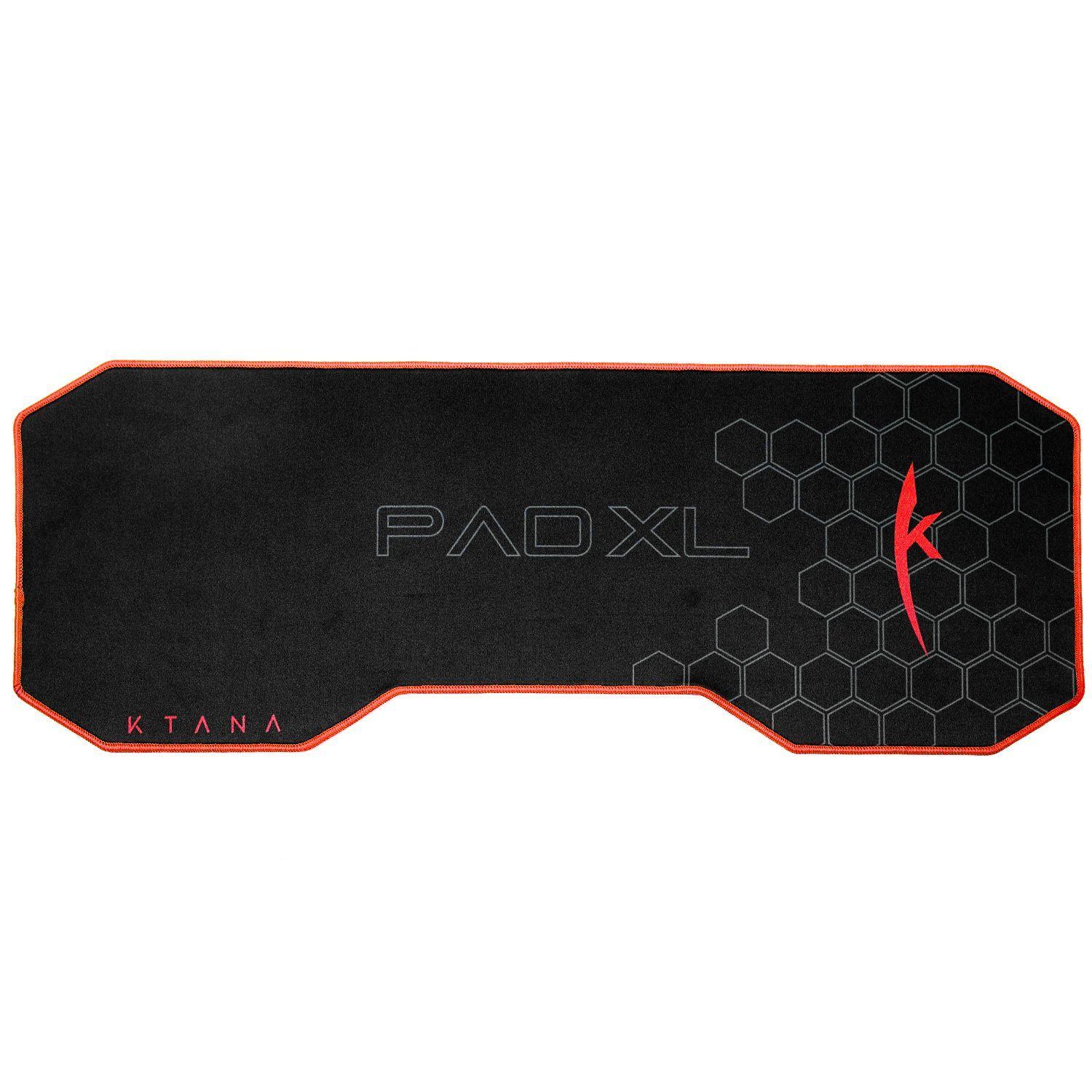 Mouse Pad Gamer Profesional XL Negro-Rojo Ktana-4