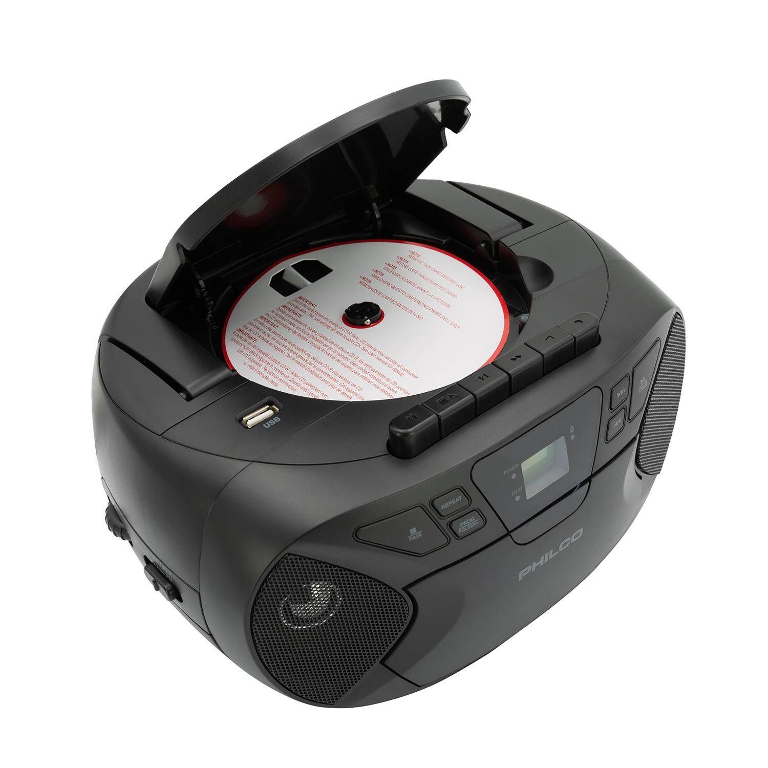 Radio Philco Bluetooth Cd Cassette Am Fm Pcj2050bt-2