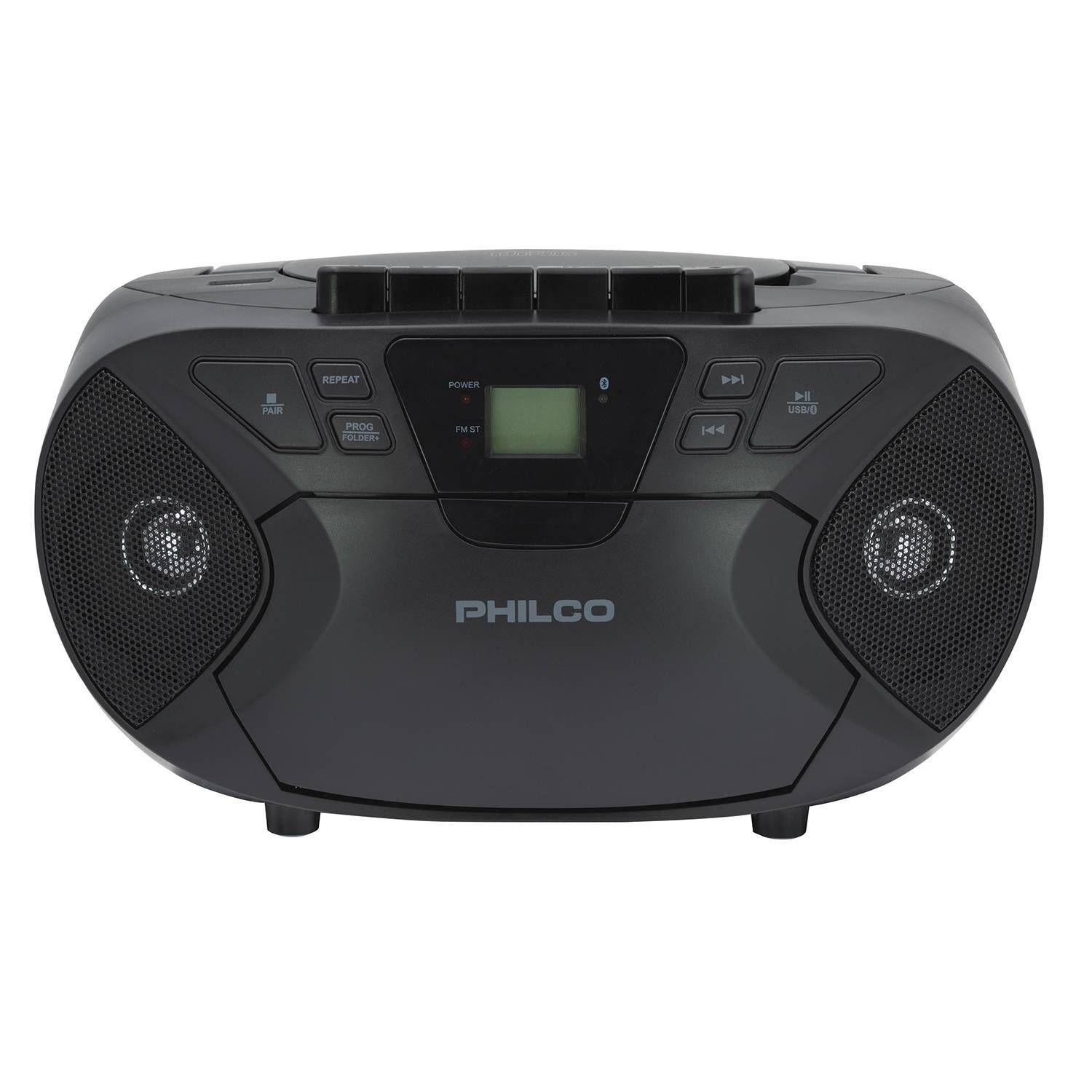 Radio Philco Bluetooth Cd Cassette Am Fm Pcj2050bt-4