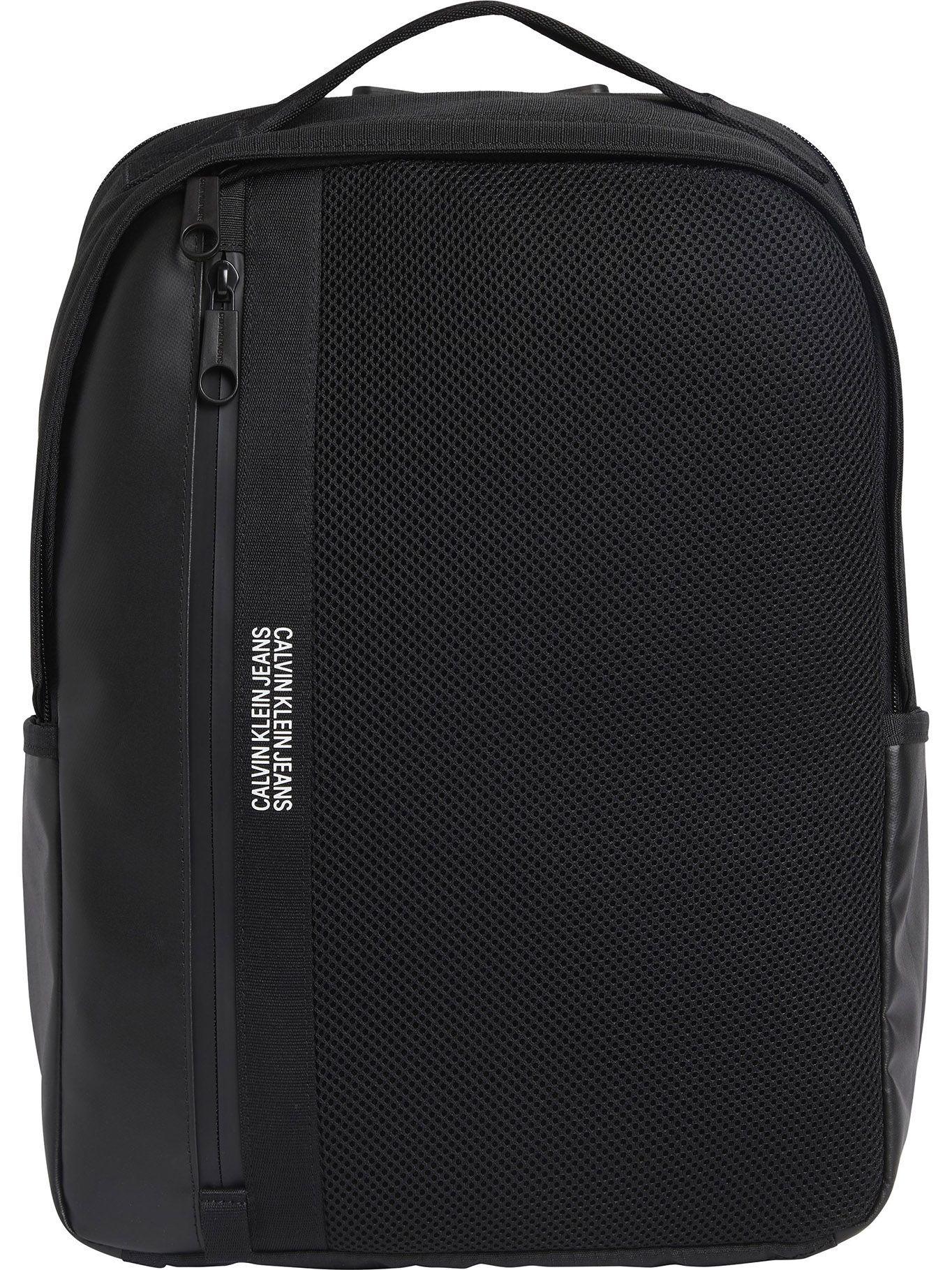 Mochila Cuadrada Utility Grid Negro Calvin Klein-0