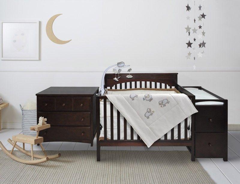 Set ropa de cuna 7 piezas, ovejitas-1