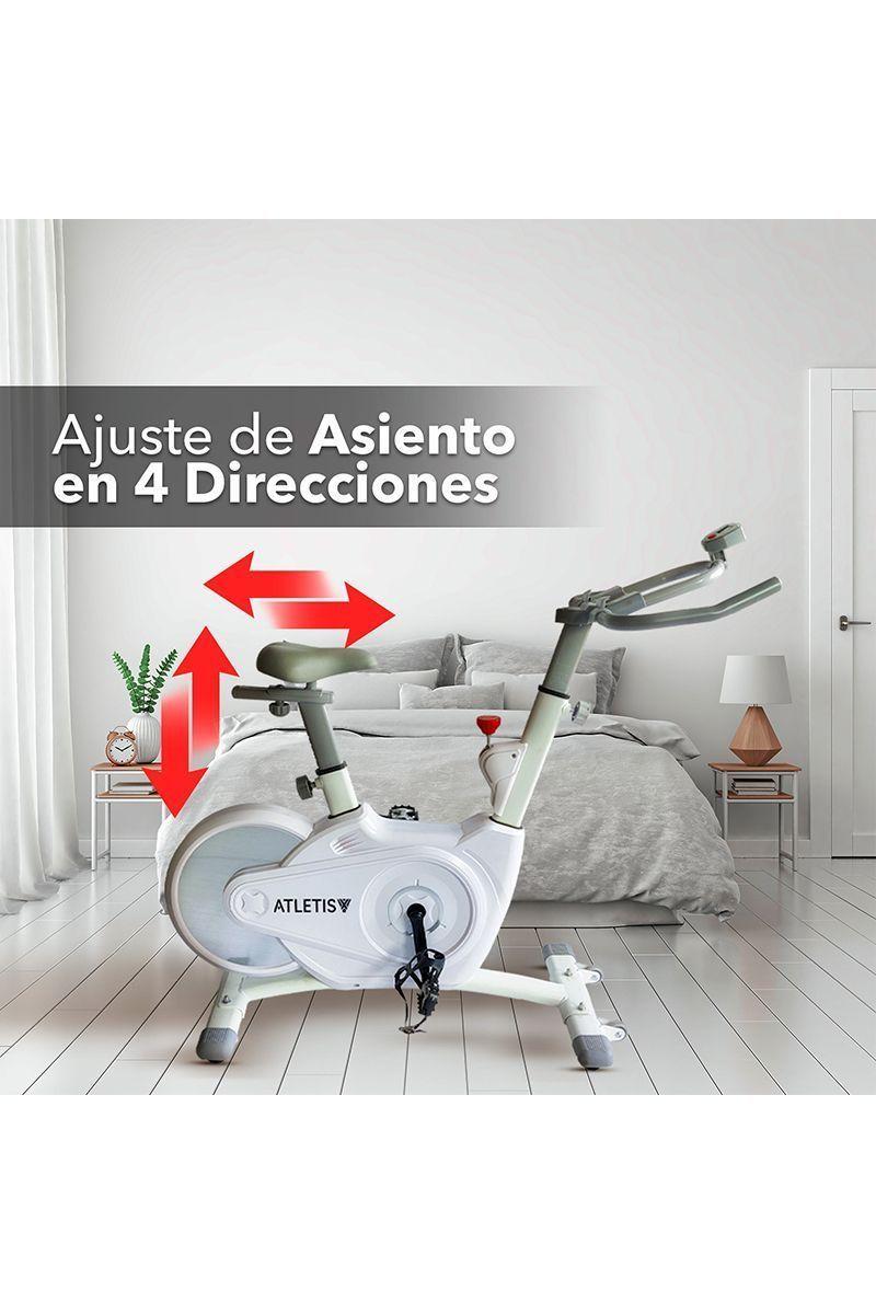 Bicicleta Spinning magnética monitor LCD volante 6-4