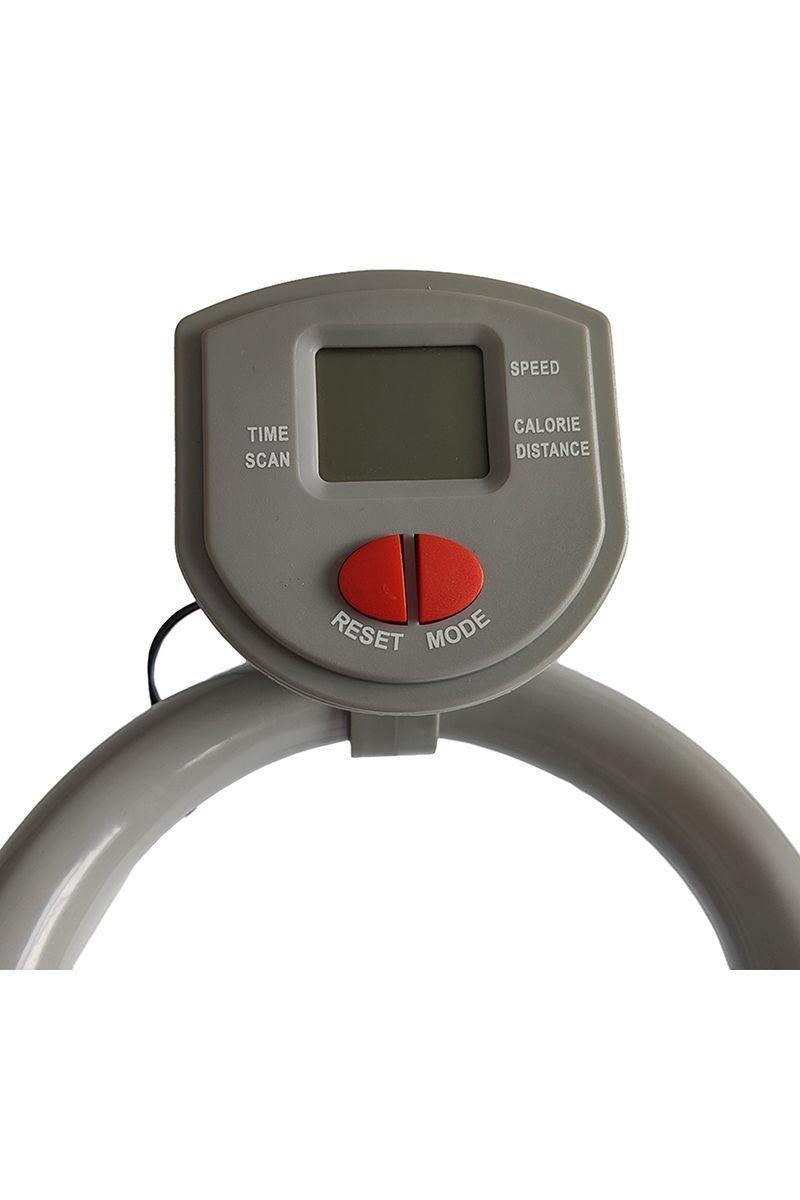 Bicicleta Spinning magnética monitor LCD volante 6-5