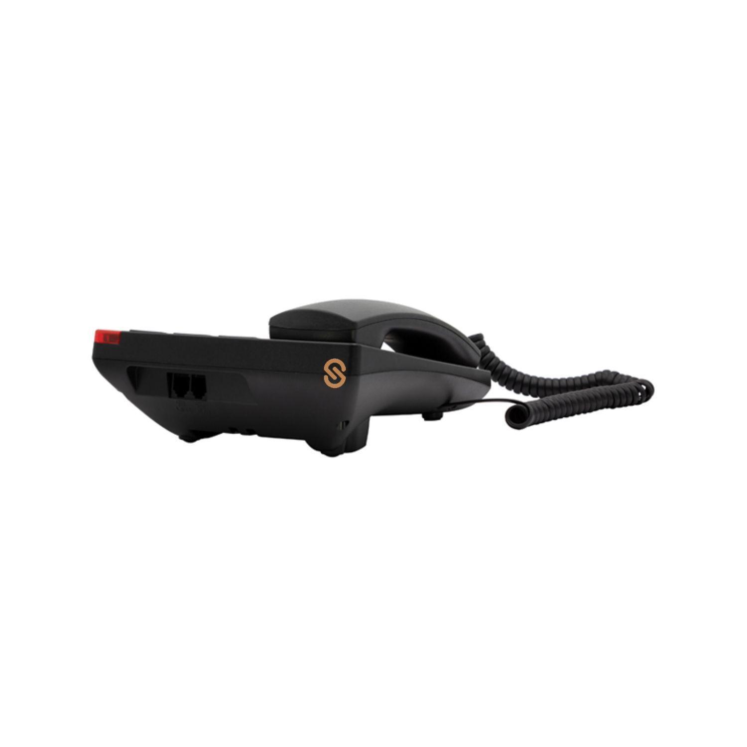 Teléfono Fijo Con Números Grandes Negro - Shopyclick-2