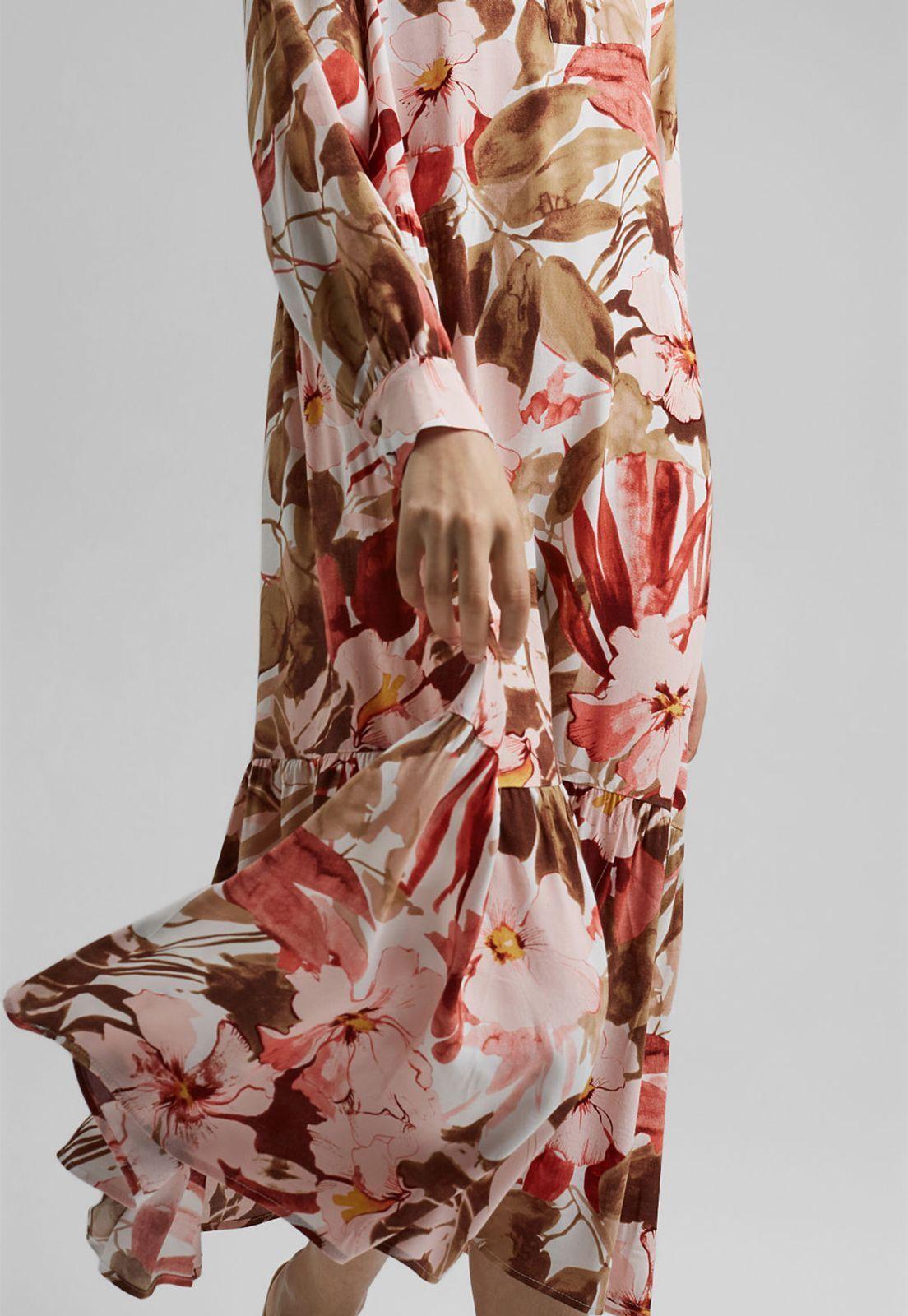 Vestido Midi Con Estampado Esprit-2