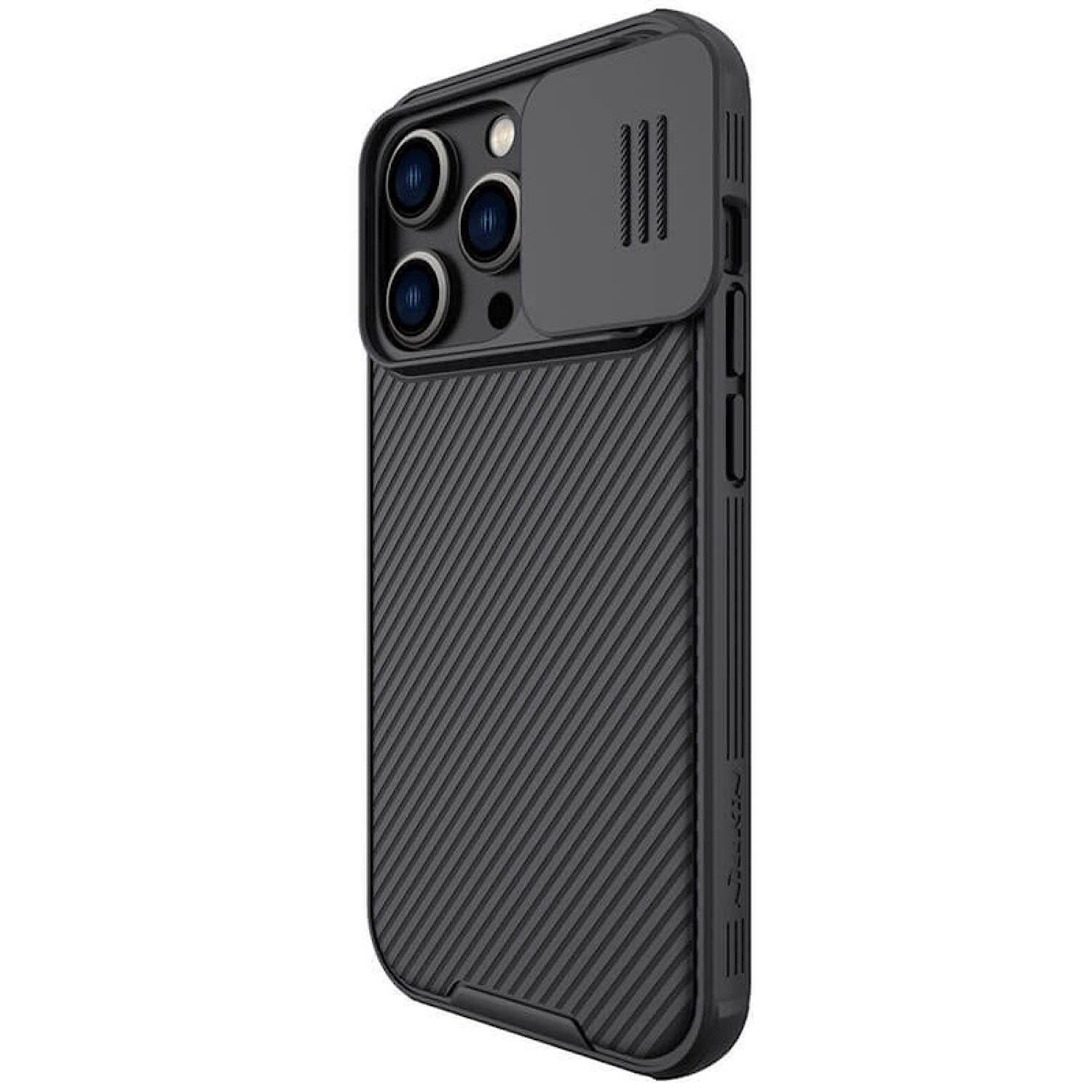 Carcasa Nillkin Camshield Pro Para iPhone 14 Pro-Negro-5