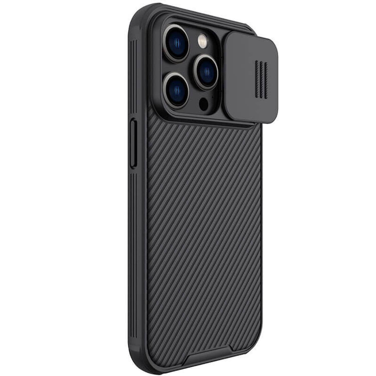 Carcasa Nillkin Camshield Pro Para iPhone 14 Pro-Negro-4