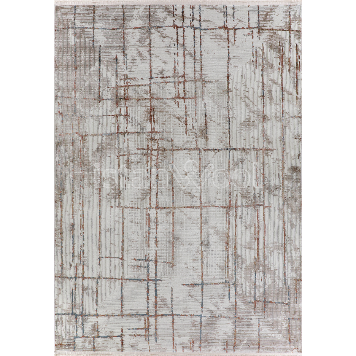 Alfombra Moderna Gruesa 160X240cms.Café-0