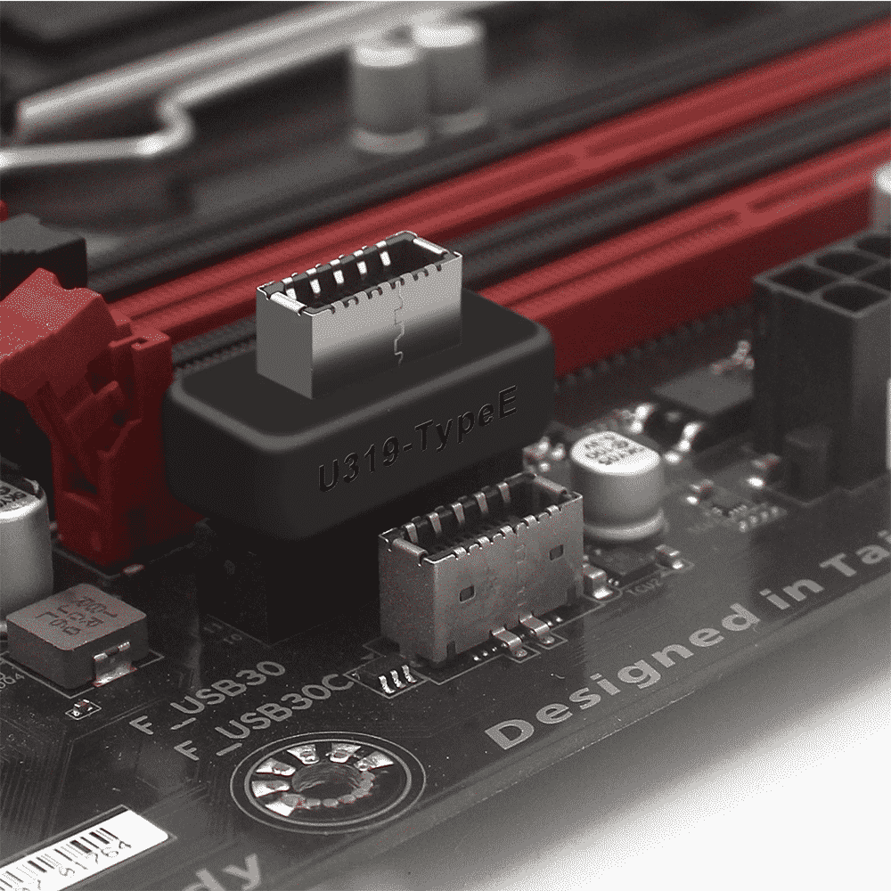 Adaptador Panel Frontal USB 3.0 a Panel Frontal Tipo C (Tipo-E)-2