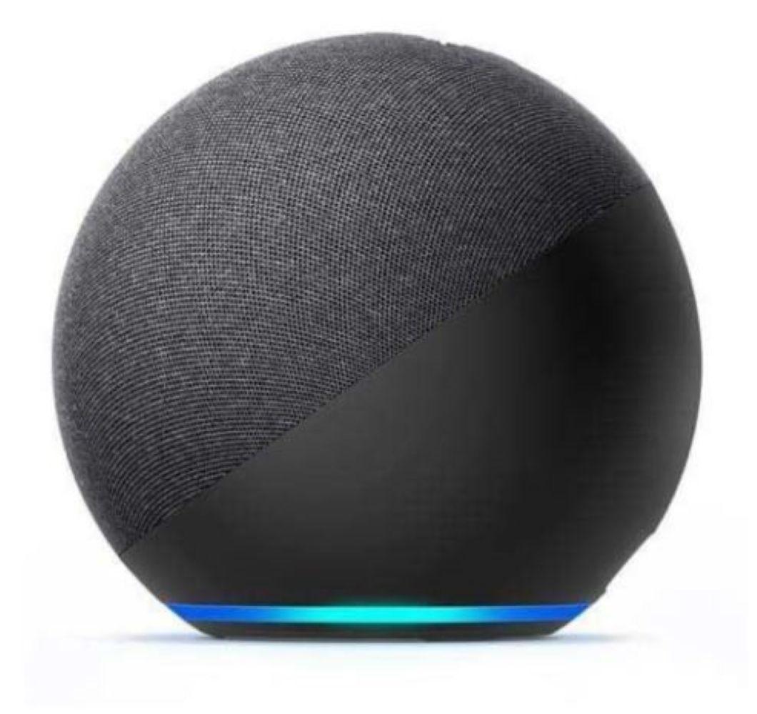 Pack Amazon Echo Dot 4th asistente virtual Alexa Negro+ 3 Ampolletas-2