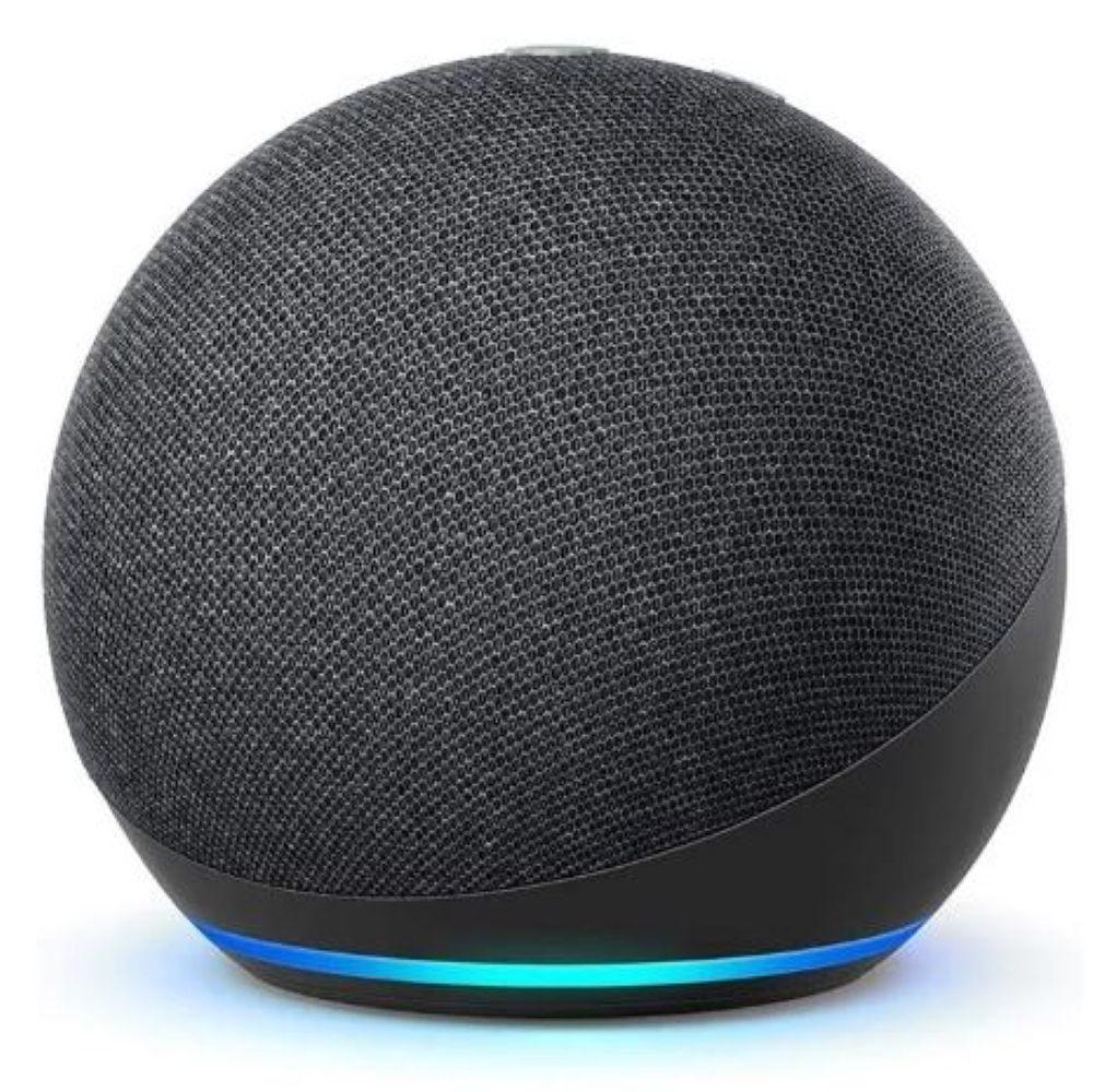 Pack Amazon Echo Dot 4th asistente virtual Alexa Negro+ 3 Ampolletas-4