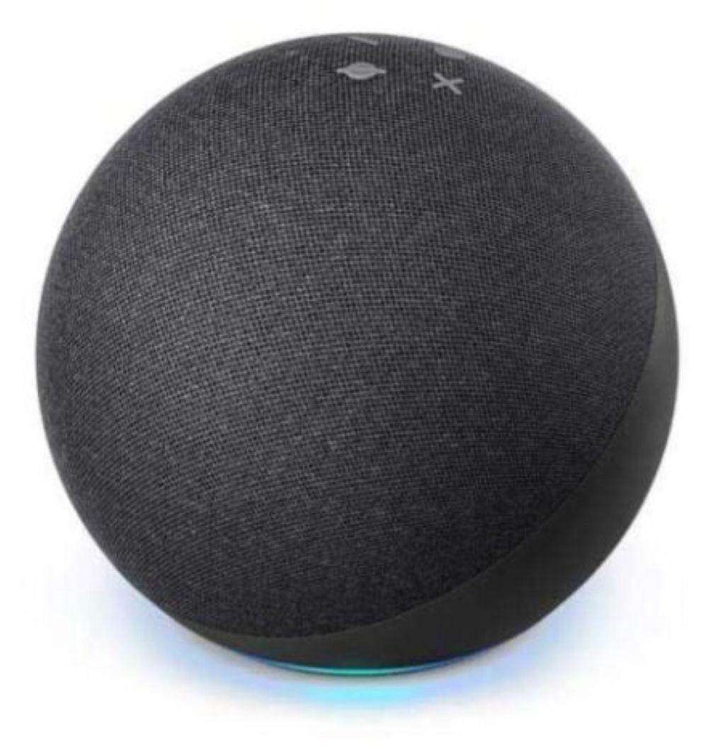 Pack Amazon Echo Dot 4th asistente virtual Alexa Negro+ 3 Ampolletas-3