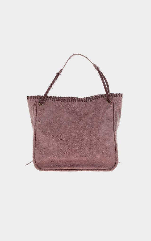 Cartera Hombro Handle Rosado Humana-1