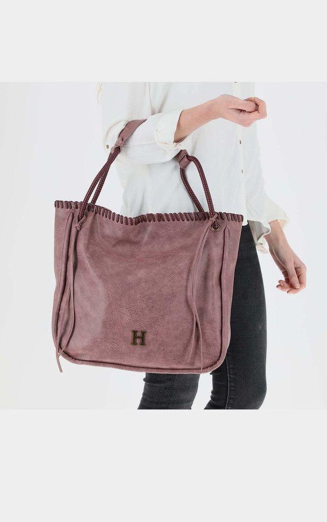 Cartera Hombro Handle Rosado Humana-3