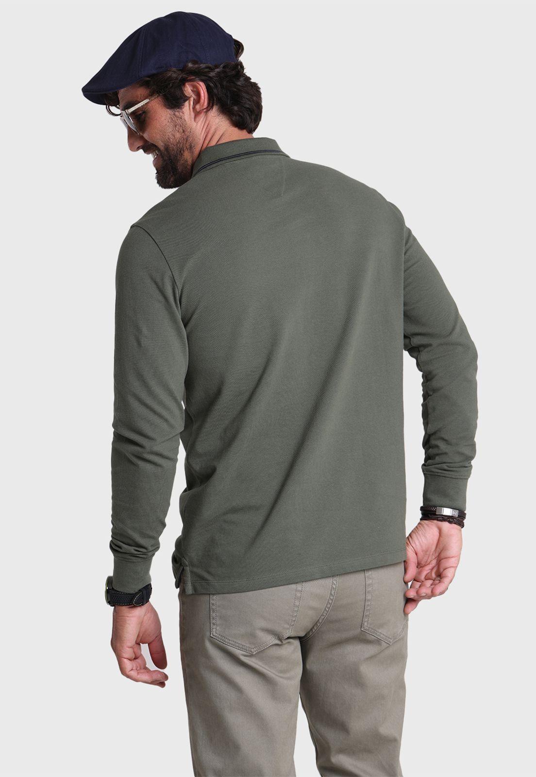 Polera Piqué Manga Larga Arrow-4