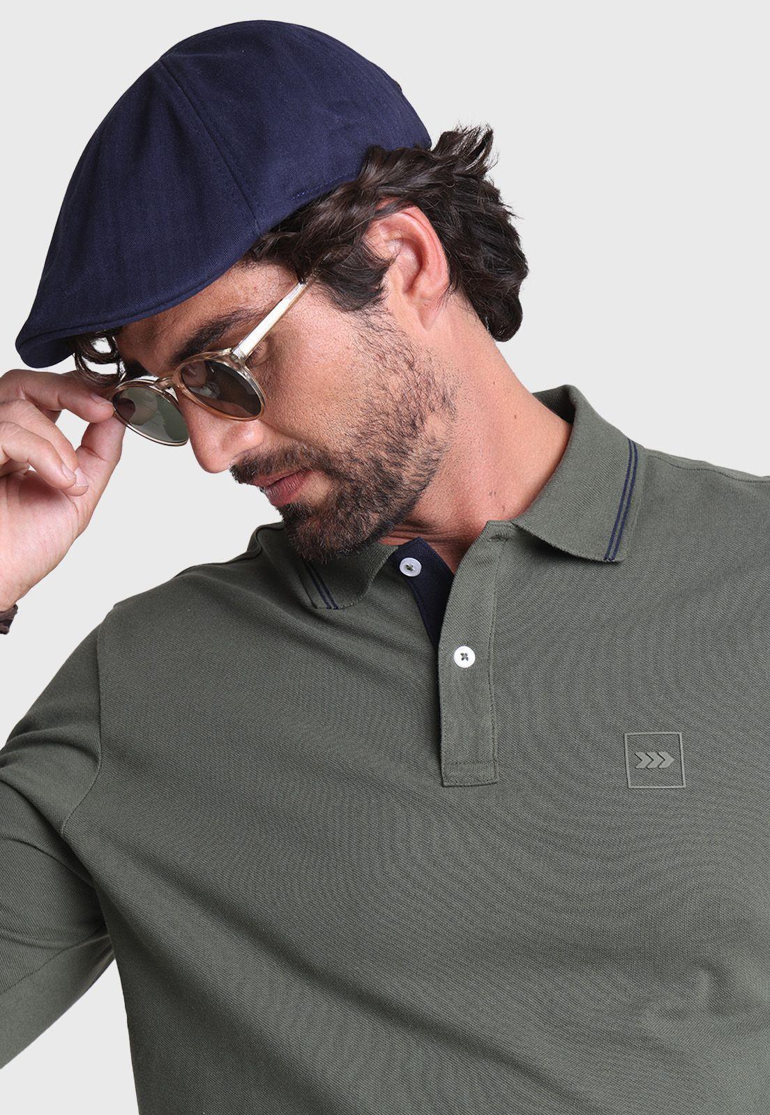 Polera Piqué Manga Larga Arrow-3