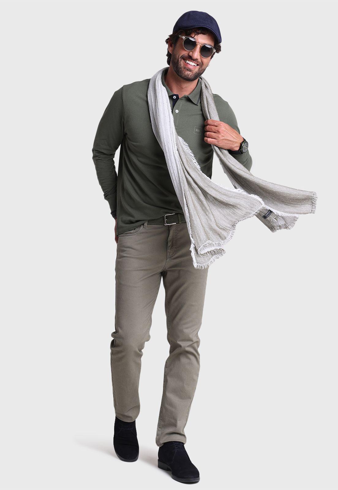 Polera Piqué Manga Larga Arrow-5