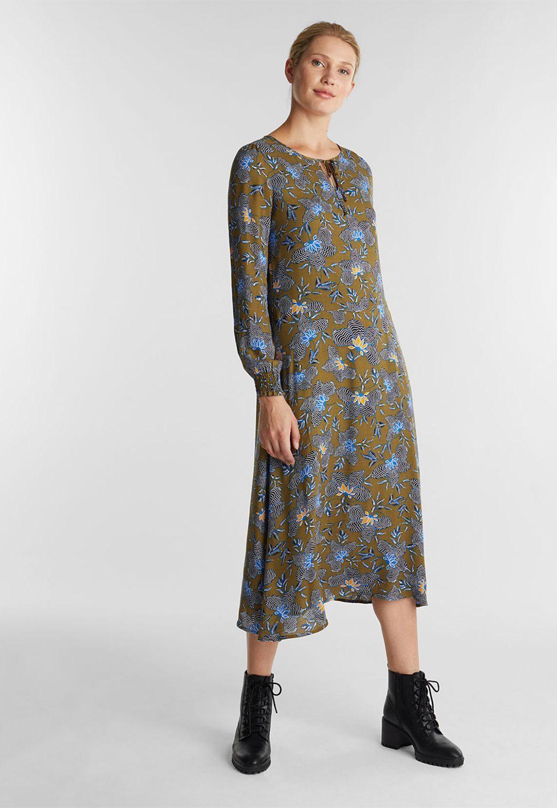 Vestido Maxi Estampado Esprit-0