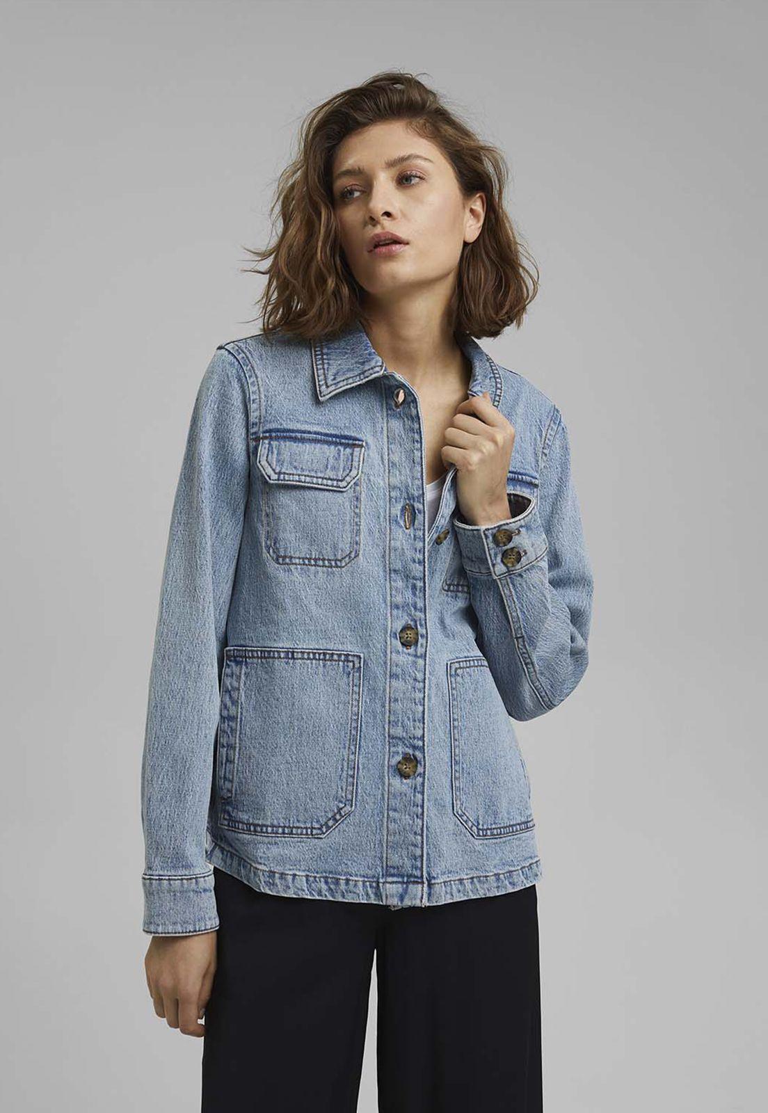 Chaqueta Mujer Denim Esprit-0