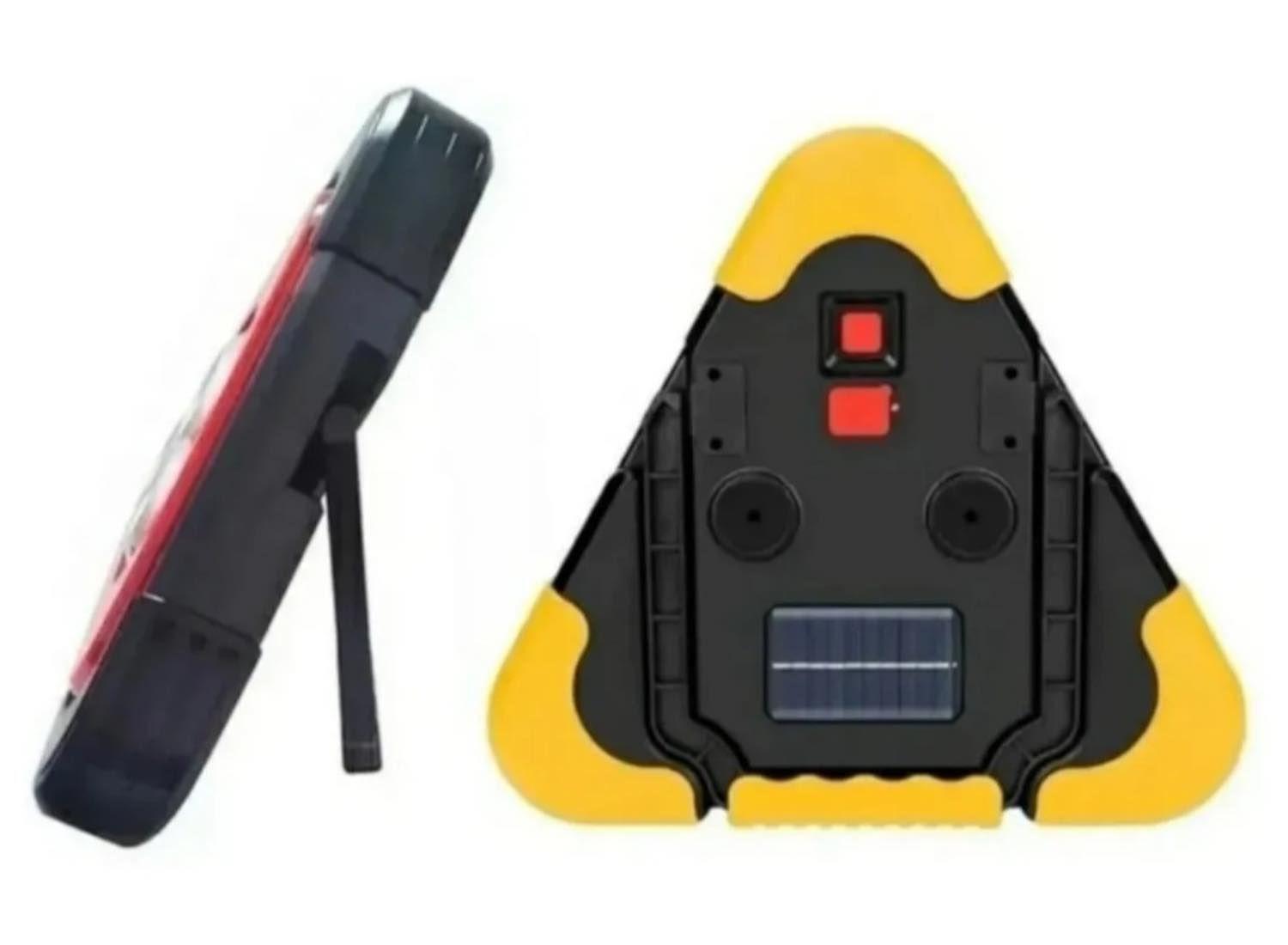 TRIANGULO EMERGENCIA LED RECARGABLE PORTATIL SOLAR-2
