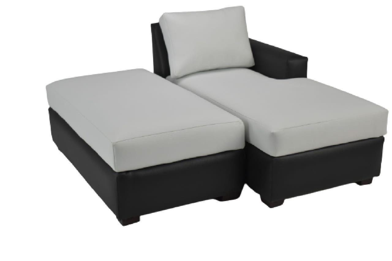 Sofá Seccional 3 Cuerpos + pouf-5