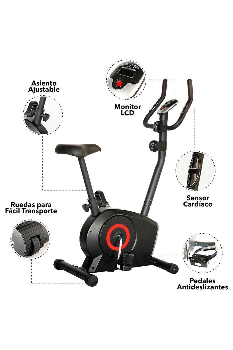 Bicicleta Estática Magnética Volante 4 Kg Negro-3