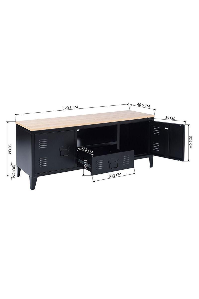 Rack TV Modular Negro-2