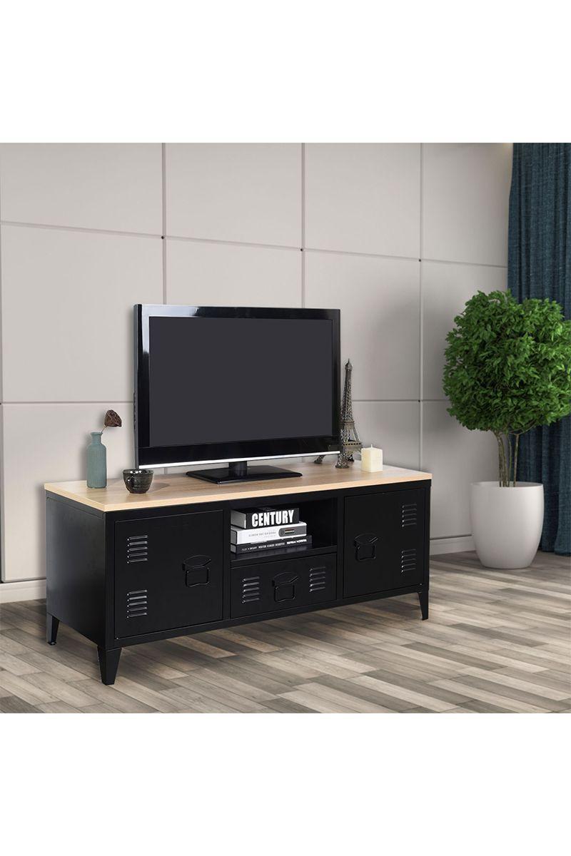 Rack TV Modular Negro-5