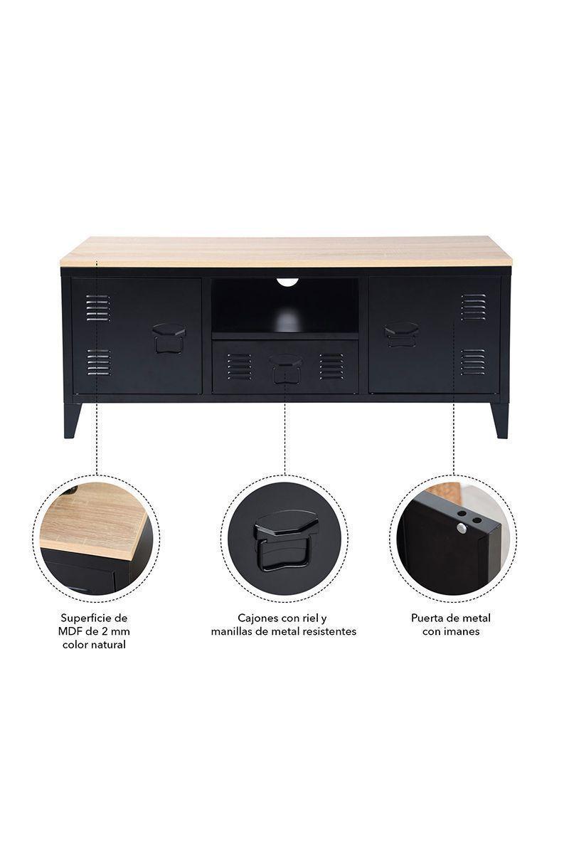 Rack TV Modular Negro-4