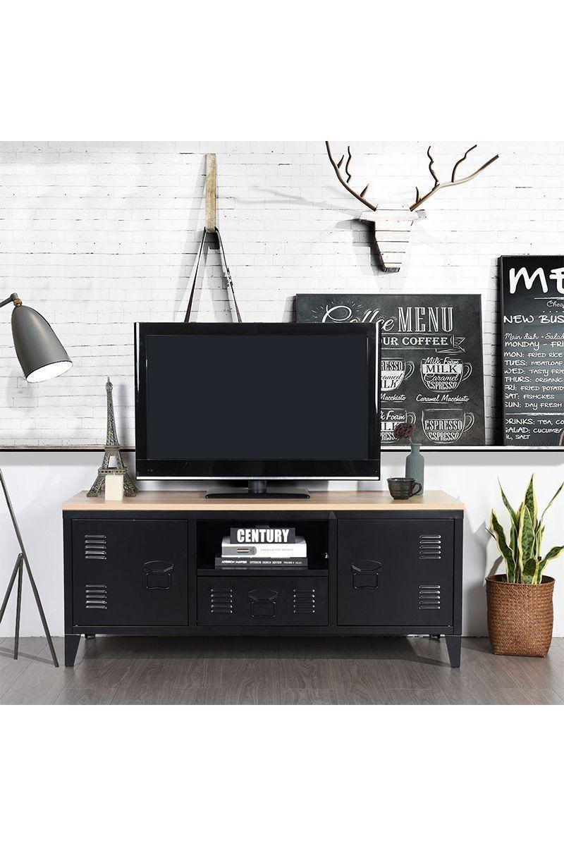 Rack TV Modular Negro-1