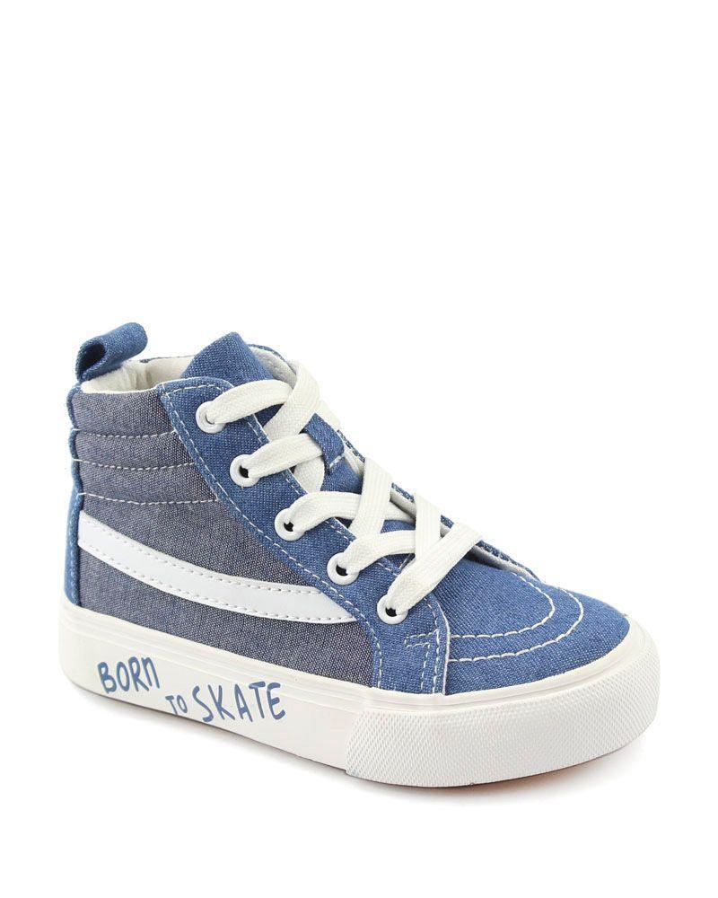 Zapatilla Urbana Caña Cordón Acaminar Niño Ficcus-0