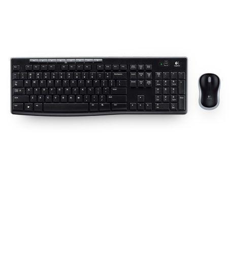 Kit Combo Teclado y Mouse Inalámbrico Logitech MK270-0